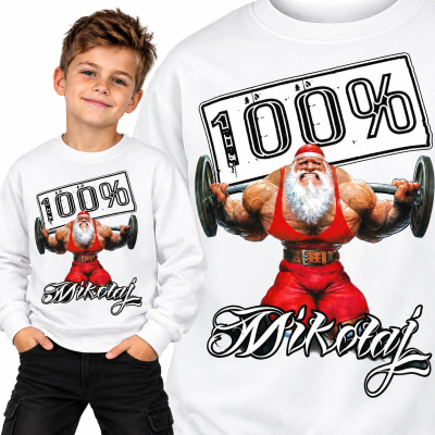 BLUZA ŚWIĄTECZNA 100 MIKOŁAJ